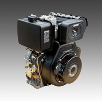 Moteur diesel monocylindre 7,6/8,6 kW 13 ch 499 cm³ TC192F(E) 3000/3600 tr/min, respectueux de l'environnement, Euro 5, injection directe