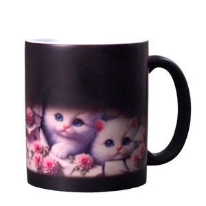 Taza de café de cerámica DIY, diseño minimalista personalizado con fotos personalizadas, taza mágica de sublimación <span class=keywords><strong>para</strong></span> regalos de <span class=keywords><strong>cumpleaños</strong></span> - Product Image 4