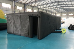 Laberinto inflable de Halloween embrujado comercial 8*4*2mH para adultos y niños, laberinto inflable popular para granja de carnaval, sala de <span class=keywords><strong>Escape</strong></span> de maíz - Product Image 2