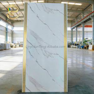 Feuille <span class=keywords><strong>de</strong></span> marbre PVC ignifuge flexible 3D imprimée 4x8 pieds, feuille <span class=keywords><strong>de</strong></span> marbre PVC UV pour l'intérieur, pierre <span class=keywords><strong>de</strong></span> marbre PVC pour armoire, pour mur d'arrière-plan <span class=keywords><strong>de</strong></span> télévision - Product Image 2