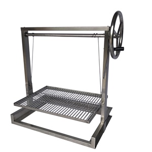 Parrilla <span class=keywords><strong>de</strong></span> acero inoxidable <span class=keywords><strong>de</strong></span> 67,5 CM con brida para mampostería, parrilla <span class=keywords><strong>de</strong></span> Santa María integrada - Product Image 1