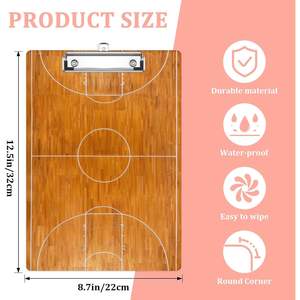 Cute <b>A4</b> Size Plastic Acrylic <b>Clipboards</b> Fashion Standard Teachers Social Workers Students Training Equipment China Model - Product Image 2