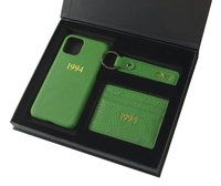 Porte-clés en cuir avec Logo personnalisé pour hommes et femmes, porte-cartes de crédit, porte-clés unisexe