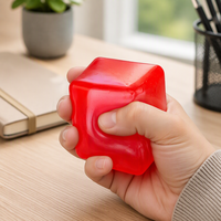 Jouet anti-stress en forme de glaçon, sans BPA, non toxique, souple, vente en gros pour l'Europe et l'Amérique