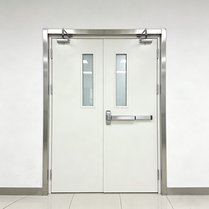 Puerta Comercial Moderna Contra Incendios, Certificada EN, Fabricada en China por un Fabricante con 36 Años de Experiencia, ODM/OEM, para Uso en Apartamentos y Supermercados - Product Image 1