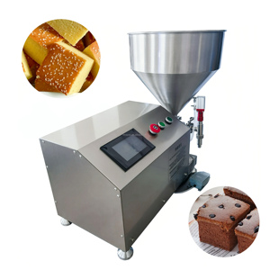 Machine à garnir les gâteaux semi-automatique multifonctionnelle, équipement de remplissage universel pour boulangerie commerciale, crème, confiture, mousse - Product Image 4