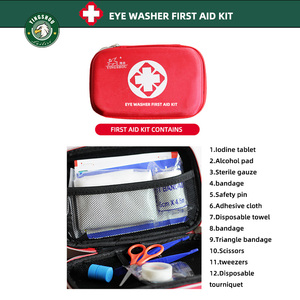Venta al Por Mayor de Estación de Lavado de Ojos Portátil de Pared con Botella de Lavado de Ojos de Emergencia de 500 ml, Espejo y Kit Médico de Emergencia - Product Image 6