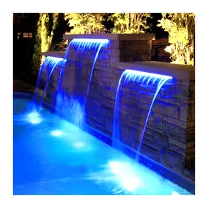 Tuin Waterval Acryl Water Fontein Indoor Water Blade Zwembadwand Puur Afdaling Buiten Water