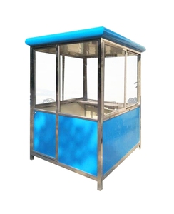 Kiosque de sécurité préfabriqué extérieur prêt à l'emploi 2024 Cabine de <span class=keywords><strong>billetterie</strong></span> Portable Toilette Pizza Shop Cabine de fumer pour la <span class=keywords><strong>France</strong></span> - Product Image 6