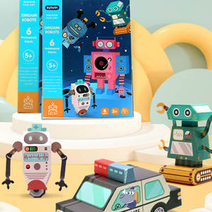 JH Jouets <span class=keywords><strong>origami</strong></span> faits à la main pour enfants, cadeau DIY, dessin animé, animal 3D, dinosaure, robot, style <span class=keywords><strong>origami</strong></span>, <span class=keywords><strong>jeu</strong></span> - Product Image 2