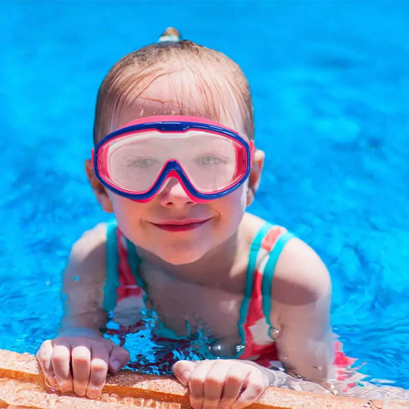 Lunettes de natation étanches en silicone pour enfants et adultes, protection des yeux anti-buée