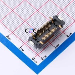 HC-PBB23L-40DP-0.5V10-G2-01 Board-to-Board & Backplane Connector SMD,P=0.5mm Connector 40P 0.5mm Slot Butt Joint Vertical Mount - Product Image 2