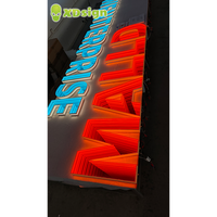 Lettres lumineuses LED personnalisées Infinity Abyss IPx7, en acrylique de précision, 3D, illuminées, décoratives, pour publicité, enseigne de voiture, Bluetooth