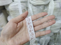 Soldes Exceptionnelles : Lot de Tissu en Dentelle Élastique Blanche Étroite de 3 cm à Bas Prix au Kilo pour Lingerie Féminine et Sous-vêtements
