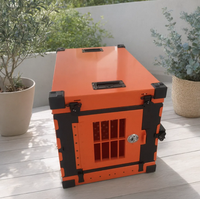 Grande cage pliable en aluminium pour chien, cage à chien robuste et portable, fournitures pour animaux de compagnie, transporteur de voyage pour grands chiens, intérieur et extérieur