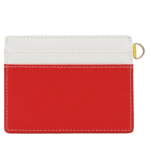 Import Duty Free Products GRS PU Slim Wallet Card Holder Leather Custom LOGO Minimalist Ladies RFID Card Holder