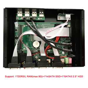 Mini <span class=keywords><strong>PC</strong></span> industrial sin ventilador Win XP Ubuntu RS232 Intel Core I5 3317U 8G <span class=keywords><strong>RAM</strong></span> 512G SSD ordenador ITX resistente nuevo disponible AU US CN EU - Product Image 2