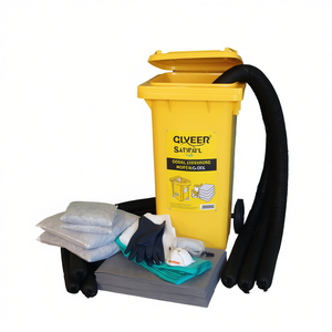 Ttake Spill Kit For Portable And Wheeled Construction Sites With Hose And Absorbent Pads - Product Image 2