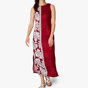 カスタム女性ドレスカジュアル夏メーカー卸売ハワイアンレーヨン - Product Image 5