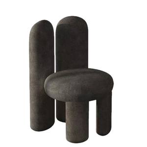 Modern Minimalist Dressing <b>Stool</b> Cream Color Bedroom <b>Makeup</b> Chair Light Luxury Designer Style - Product Image 5