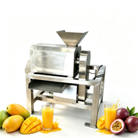 Aardbeien, tamarinde en bananen puree-extractor, sapcentrifuge, fruitpulp-extractiemachine
