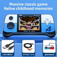 Portátil G9 Mini Arcade Classic 666 en 1 Pc de mano Tv consola de juegos REPRODUCTOR DE VIDEOJUEGOS Mini Dispositivo de juegos para niños