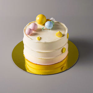 <span class=keywords><strong>Sunshie</strong></span> Usine Personnalisé Or Pétoncle Carton Bord Coupé Fête d'Anniversaire Dessert Gâteau Tourner Table Gâteau Base Planche - Product Image 4