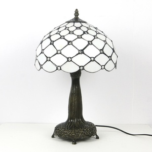 LongHuiJing 30CM Tiffany <b>Table</b> Lamp Grass Lampshade Bedroom <b>Bedside</b> Lamp Creative Fashion Retro <b>Table</b> Lamps - Product Image 5