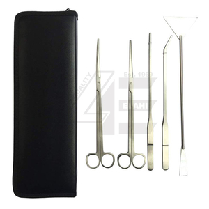 Kit de herramientas de acuario de 5 uds., tanque de acuario de acero inoxidable, juego de herramientas acuáticas, pinzas, tijeras, herramienta de mantenimiento - Product Image 2