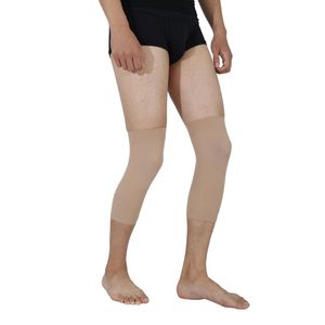 Bas de contention anti-embolie de qualité médicale, fabrication OEM ODM, à bout ouvert, tricotés, pour cuisse, avec 2 doigts, manchette personnalisable - Product Image 3