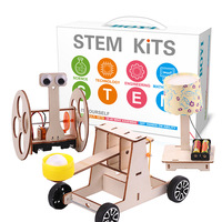 Kit d'expériences scientifiques éducatives en bois pour enfants, pour la création et l'invention technologique transfrontalière, l'artisanat DIY et la physique