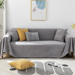<b>Sofa</b> <b>Cover</b> Three Seater Plain Dyed Polyester Waterproof Non Slip Machine Washable - Product Image 1