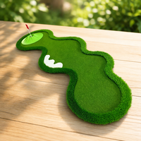 Tapis de putting de golf intérieur/extérieur en EVA/PE/PP, 1x3m/1.5x3m/2.5x3m ou tailles personnalisées
