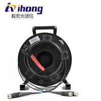 Carrete portátil de plástico industrial utilizado para carrete de cable táctico de fibra óptica