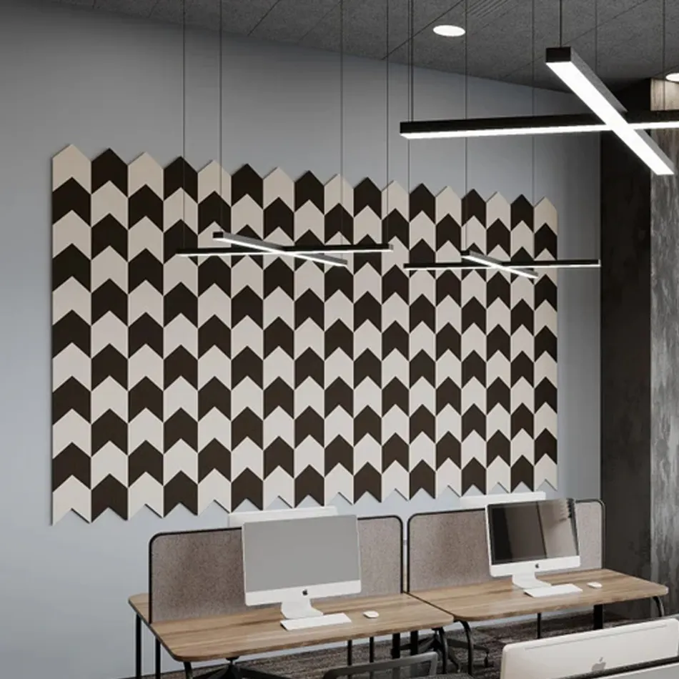 Modische schalldichte wanddekoration akustik schlafzimmer-wandplatten DIY 100 % polyester wand brot material schalldämmungsplatten