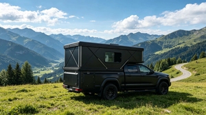 Camper para Camioneta Estándar de EE. UU., Ligero, Tipo Pop-<span class=keywords><strong>Up</strong></span>, con Techo Rígido Deslizable - Product Image 2