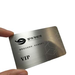 บัตรธุรกิจโลหะแบบใหม่สำหรับงานแกะสลักเลเซอร์ หนา 0.5 มม. - Product Image 4