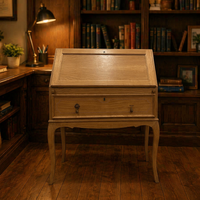 Bureau d'étude/commode de maquillage en bois, style américain antique, vintage, minimaliste, personnalisable, fabriqué en Chine, modèle 1