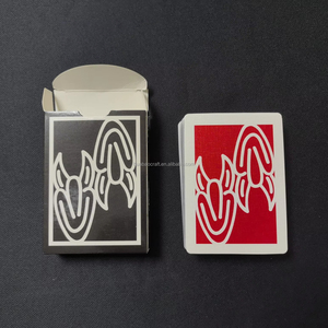 Cartes à jouer de <span class=keywords><strong>tarot</strong></span> miniatures personnalisées taille pont personnalisée impression en noir et blanc sur papier de noyau noir 310gsm - Product Image 2