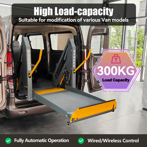 Lève-vehicule <span class=keywords><strong>pour</strong></span> <span class=keywords><strong>fauteuil</strong></span> <span class=keywords><strong>roulant</strong></span> <span class=keywords><strong>pour</strong></span> personnes handicapées, capacité 300 kg, <span class=keywords><strong>pour</strong></span> <span class=keywords><strong>porte</strong></span> arrière, transfert vers <span class=keywords><strong>voiture</strong></span>, électrique hydraulique à double bras - Product Image 2