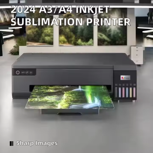 2024 nóng bán A3/A4 Máy tính để bàn Máy in phun thăng hoa máy in l8058 4 màu sắc thăng hoa mực trường hợp điện thoại Flex New phẳng kỹ thuật số - Product Image 6