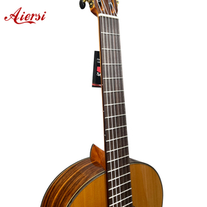 <span class=keywords><strong>Guitarra</strong></span> clásica española de madera de Santos con tapa sólida de la marca Aiersi hecha a mano en China con cedro canadiense sólido importado - Product Image 3