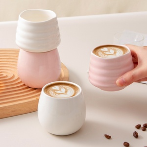 Cross-border Striped High-end Customized Office Classic High Temperature Resistant Dishwasher Safe Microwave Safe Porcelain Mug - Product Image 3