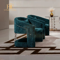 Fauteuil de salon moderne en velours avec dossier solide, housse amovible et fonctions réglables pour usage hôtelier
