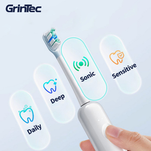 Brosse à Dents Électrique Sonique IPX7 Étanche avec <span class=keywords><strong>3</strong></span> Choix <span class=keywords><strong>de</strong></span> Poils Têtes Standard Soin des Gencives et en Forme <span class=keywords><strong>de</strong></span> <span class=keywords><strong>M</strong></span> Longue Autonomie <span class=keywords><strong>de</strong></span> Batterie 1200mAh - Product Image 3