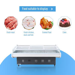 Súper congelador comercial Vitrina Refrigerador OEM ODM Supermercado Carne Congelador Equipo de refrigeración - Product Image 3