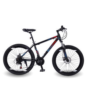 Bicicleta de Montaña de 26 Pulgadas y 21 Velocidades con Frenos de Disco de Acero al Carbono, Bicicleta Deportiva para Hombre con Suspensión Completa y Pedales - Product Image 5