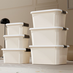 XT412N Design moderno scatola portaoggetti in plastica con coperchio multifunzione per ufficio e scrivania ago e filo per capelli Organizer - Product Image 4