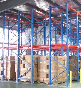 Diepvriezer Magazijn Opslag Heavy Duty Racking Systeem Q355b Koudgewalst Stalen Drive-In Pallet Rack