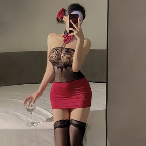 Moon Tide-themed erotic lingerie, a restrained secretary-style bodycon skirt uniform, pure and alluring pajamas, no need to - Product Image 1